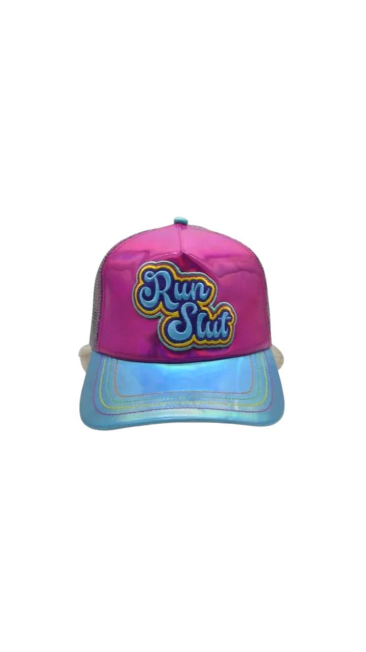 Couture Trucker Reflective Pink Vinyl