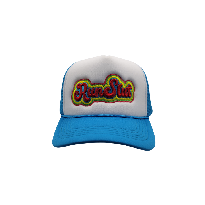 RunSlut Blue Trucker Hat