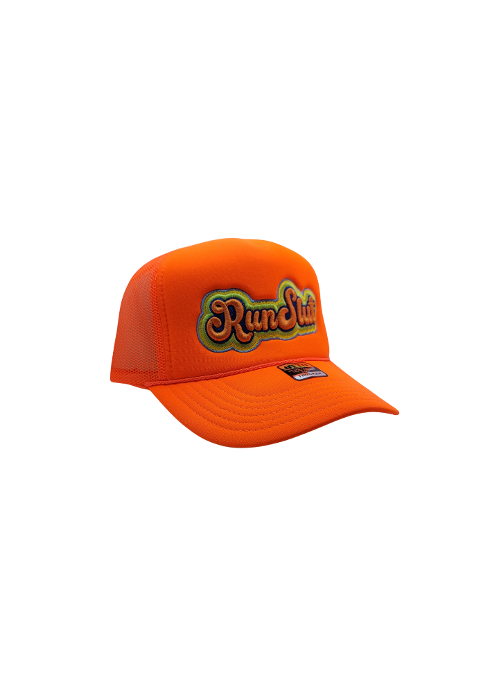 RunSlut Orange Trucker Hat